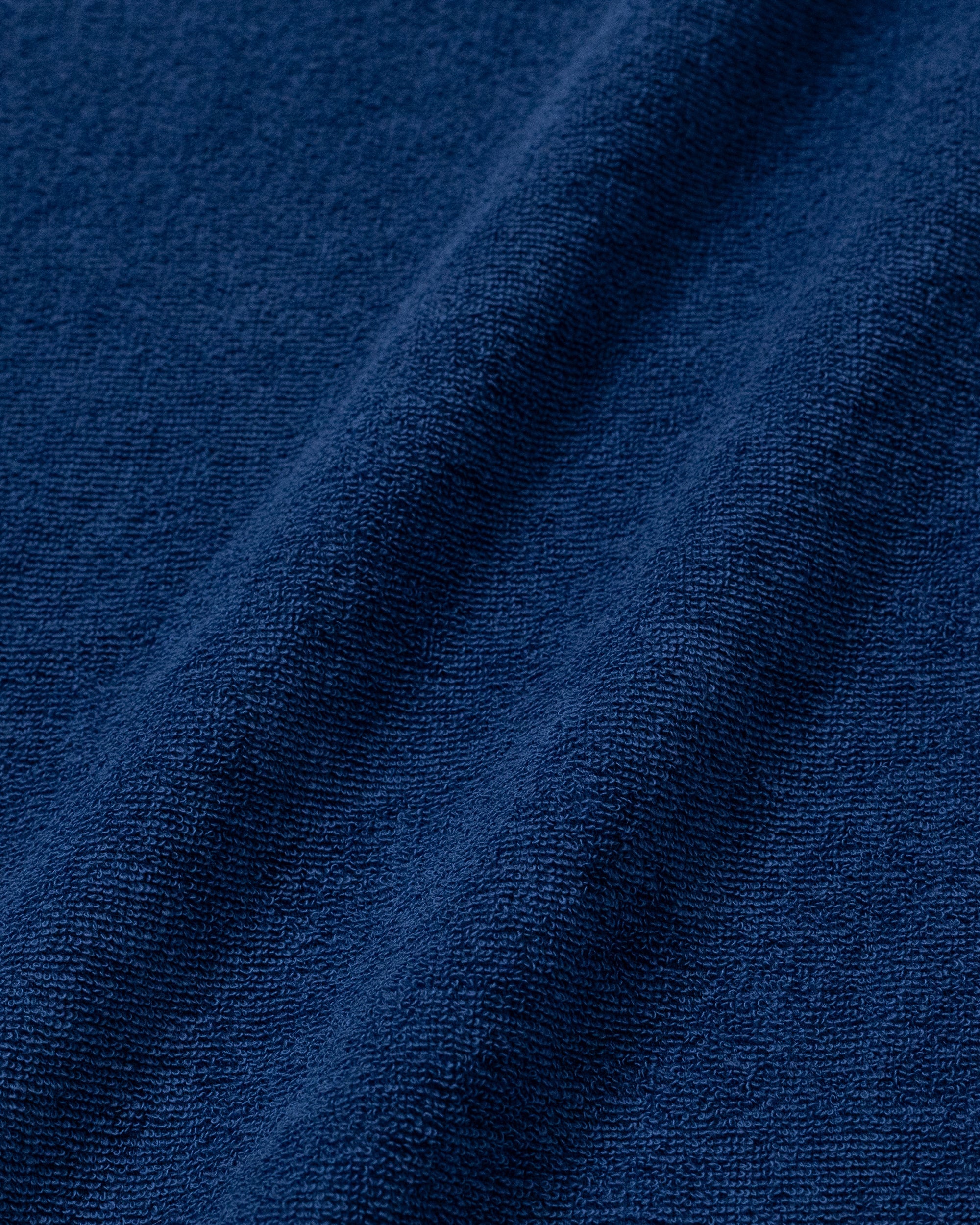 Imabari Towel Short-Sleeve Shirt Prussian Blue