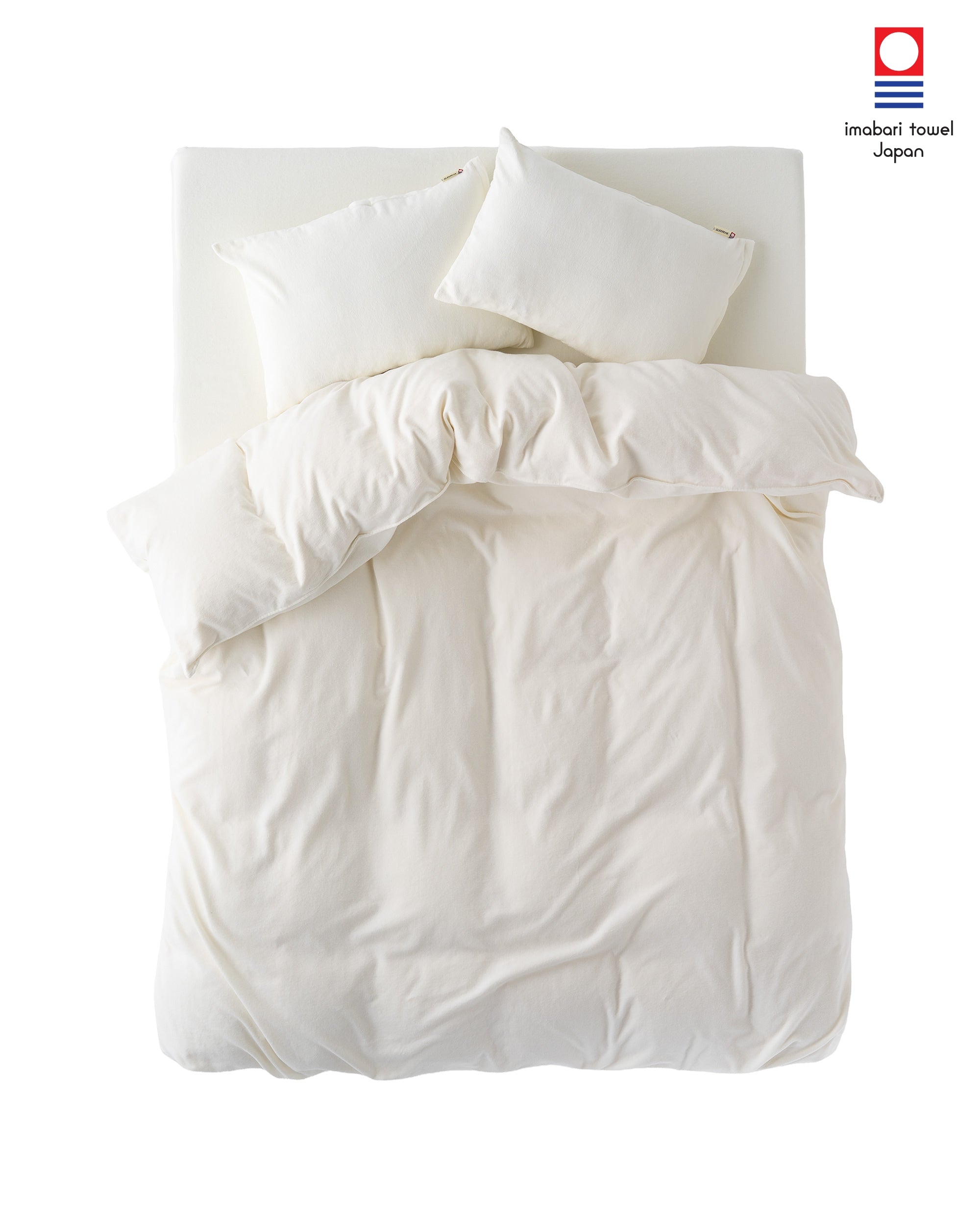 Imabari Towel Duvet Cover Ivory