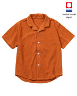 Imabari Towel Short-Sleeve Shirt Sedona Orange