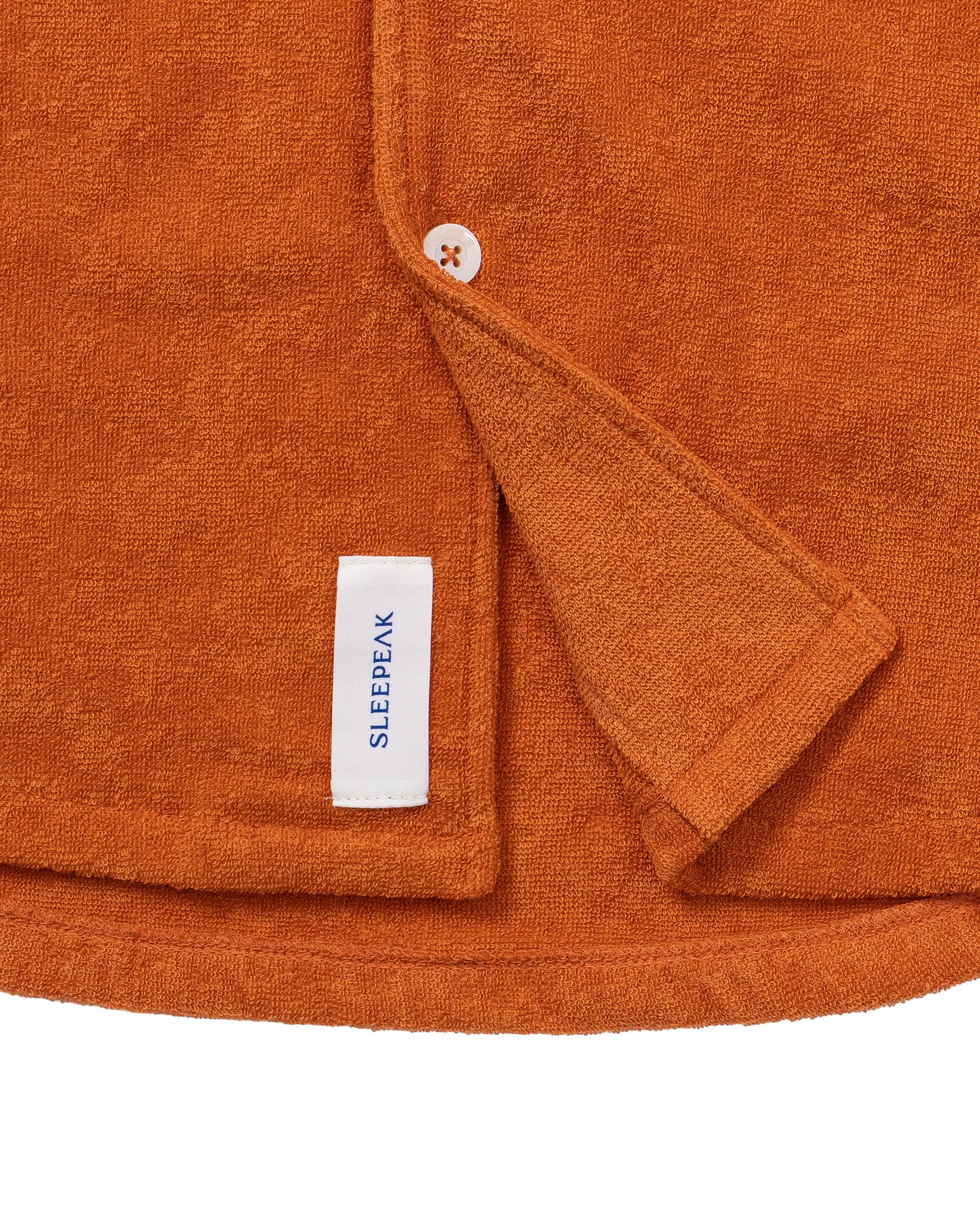 Imabari Towel Short-Sleeve Shirt Sedona Orange