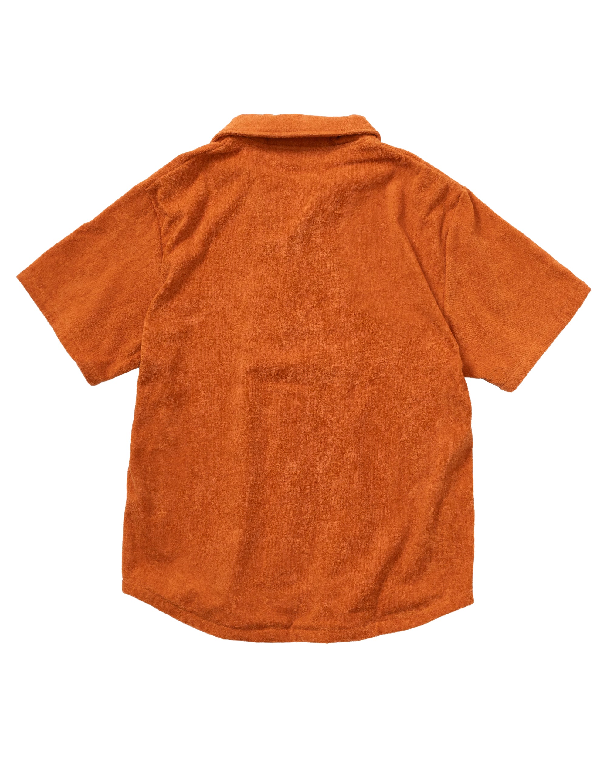 Imabari Towel Short-Sleeve Shirt Sedona Orange