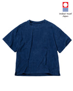 Imabari Towel Short-Sleeve Pullover Prussian Blue
