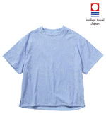 Imabari Towel Short-Sleeve Pullover Celeste Blue