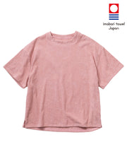 Imabari Towel Short-Sleeve Pullover Flamingo Pink