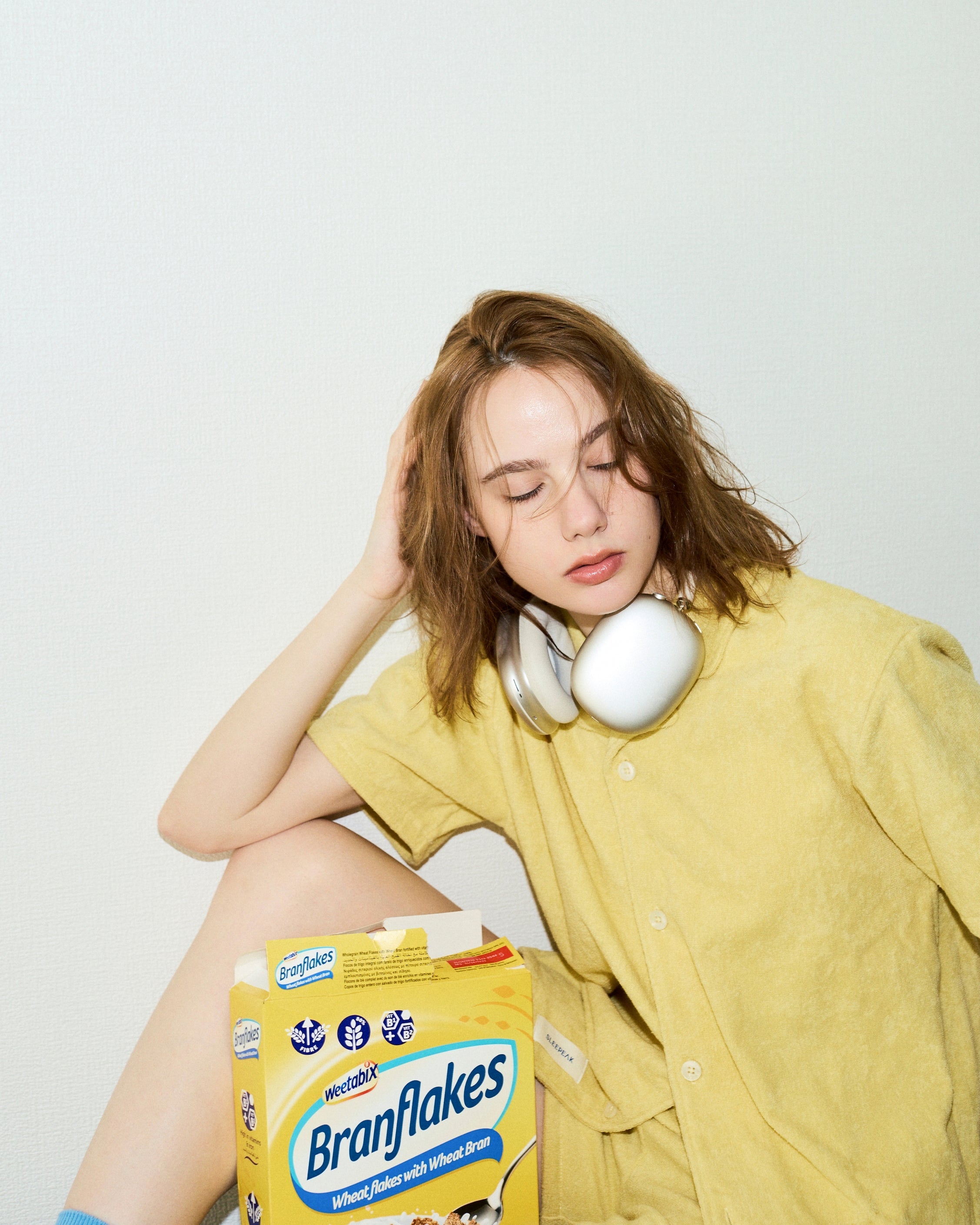 Imabari Towel Short-Sleeve Shirt Honey Yellow