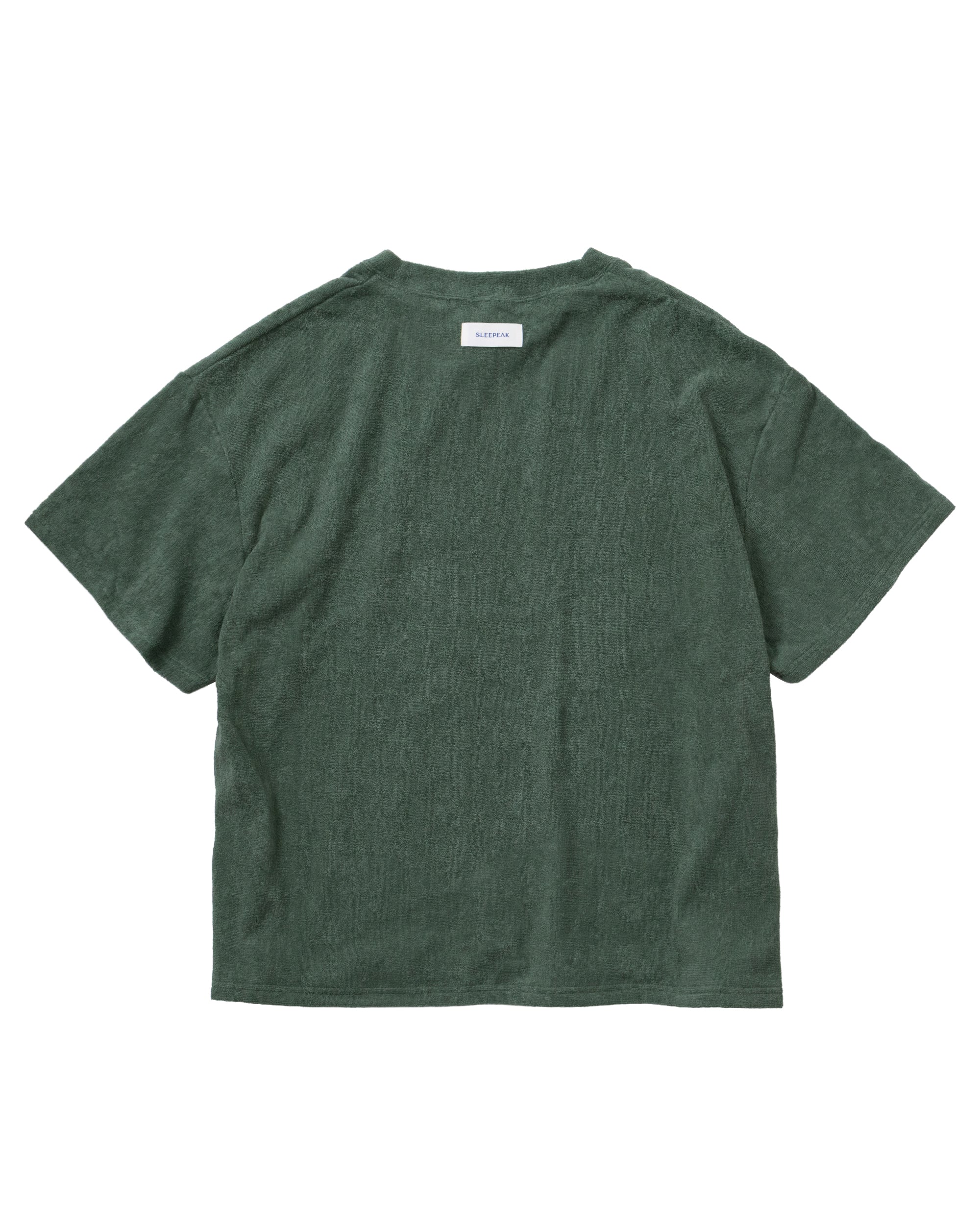 Imabari Towel Short-Sleeve Pullover Ivy Green