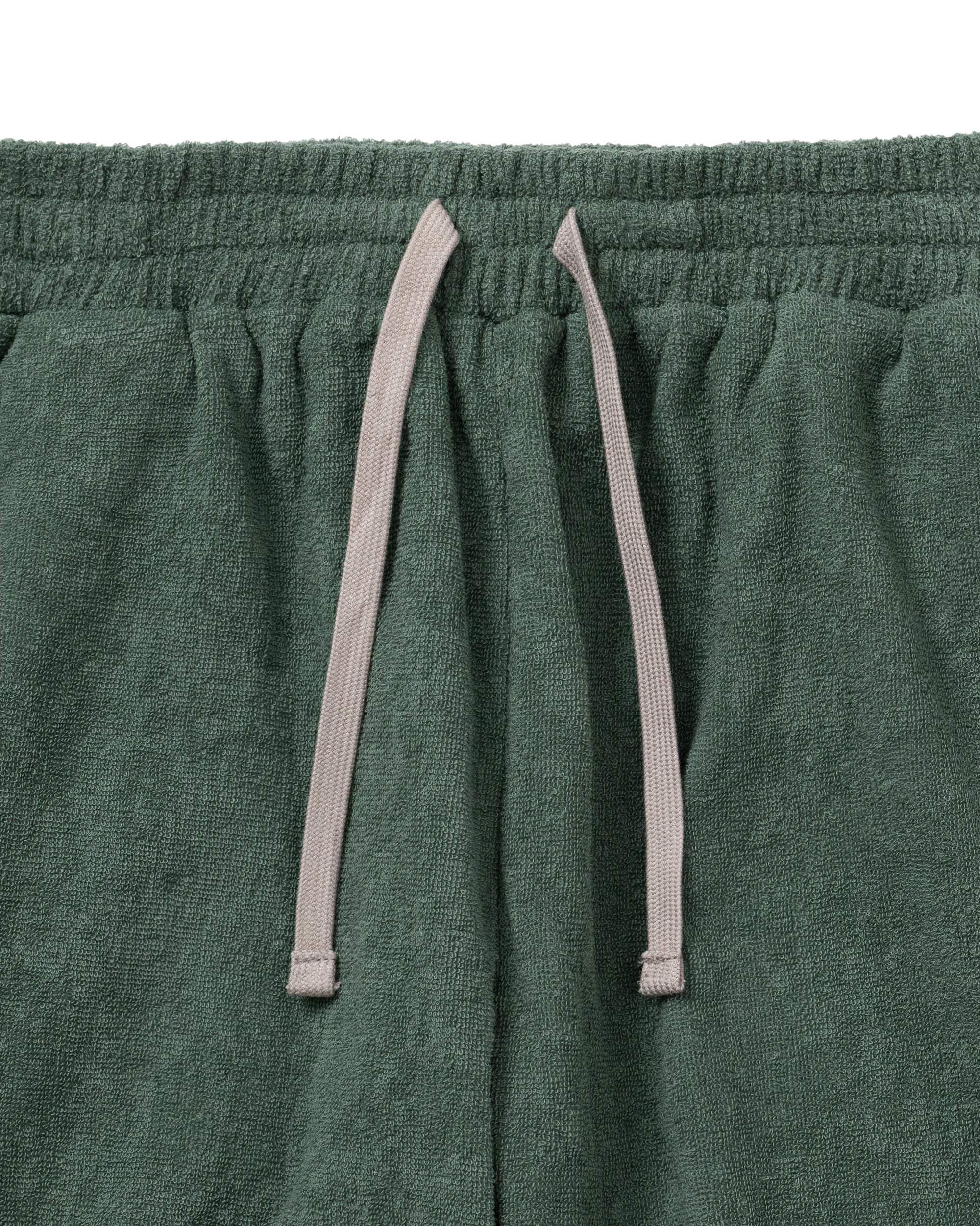 Imabari Towel Shorts Ivy Green