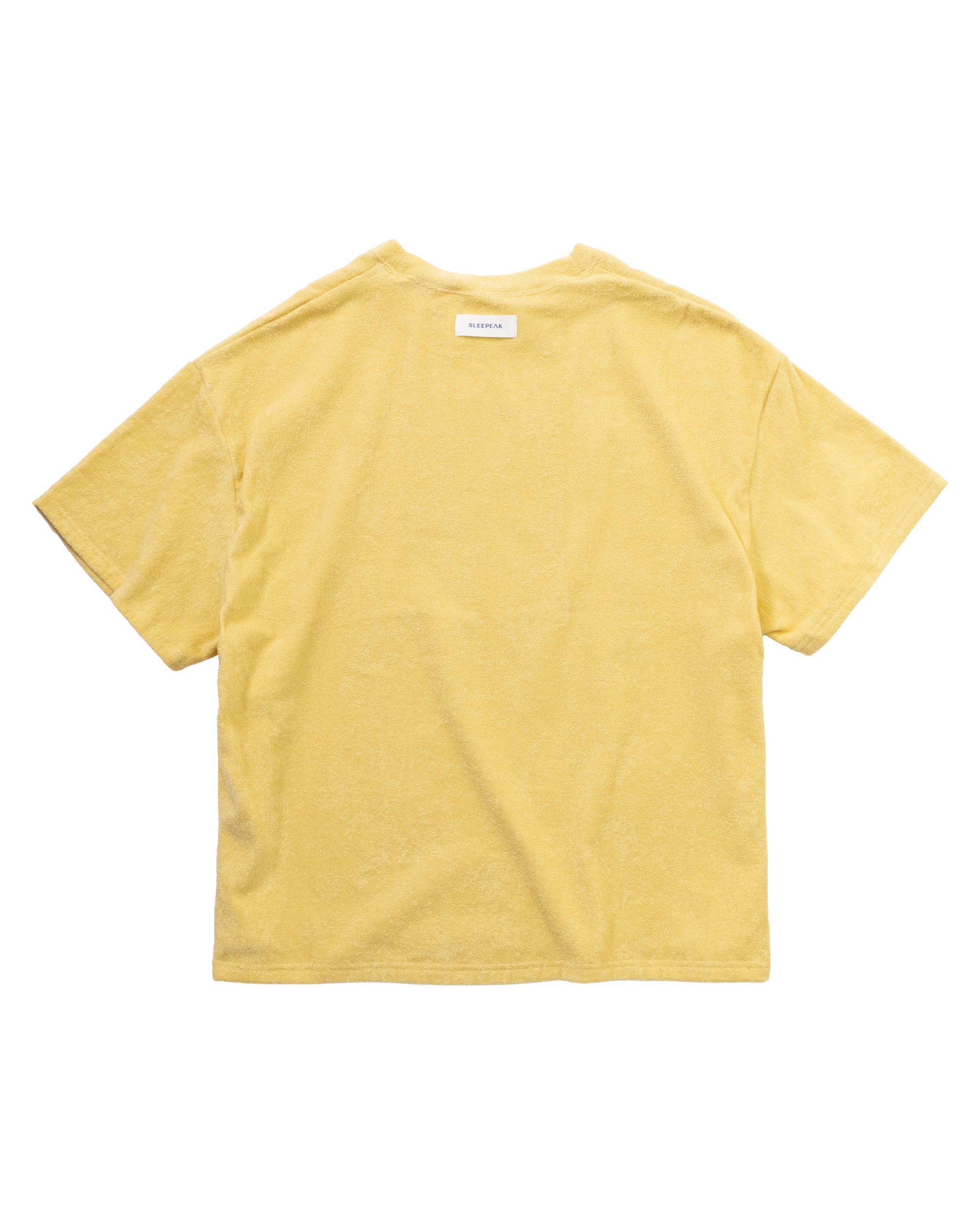 Imabari Towel Short-Sleeve Pullover Honey Yellow