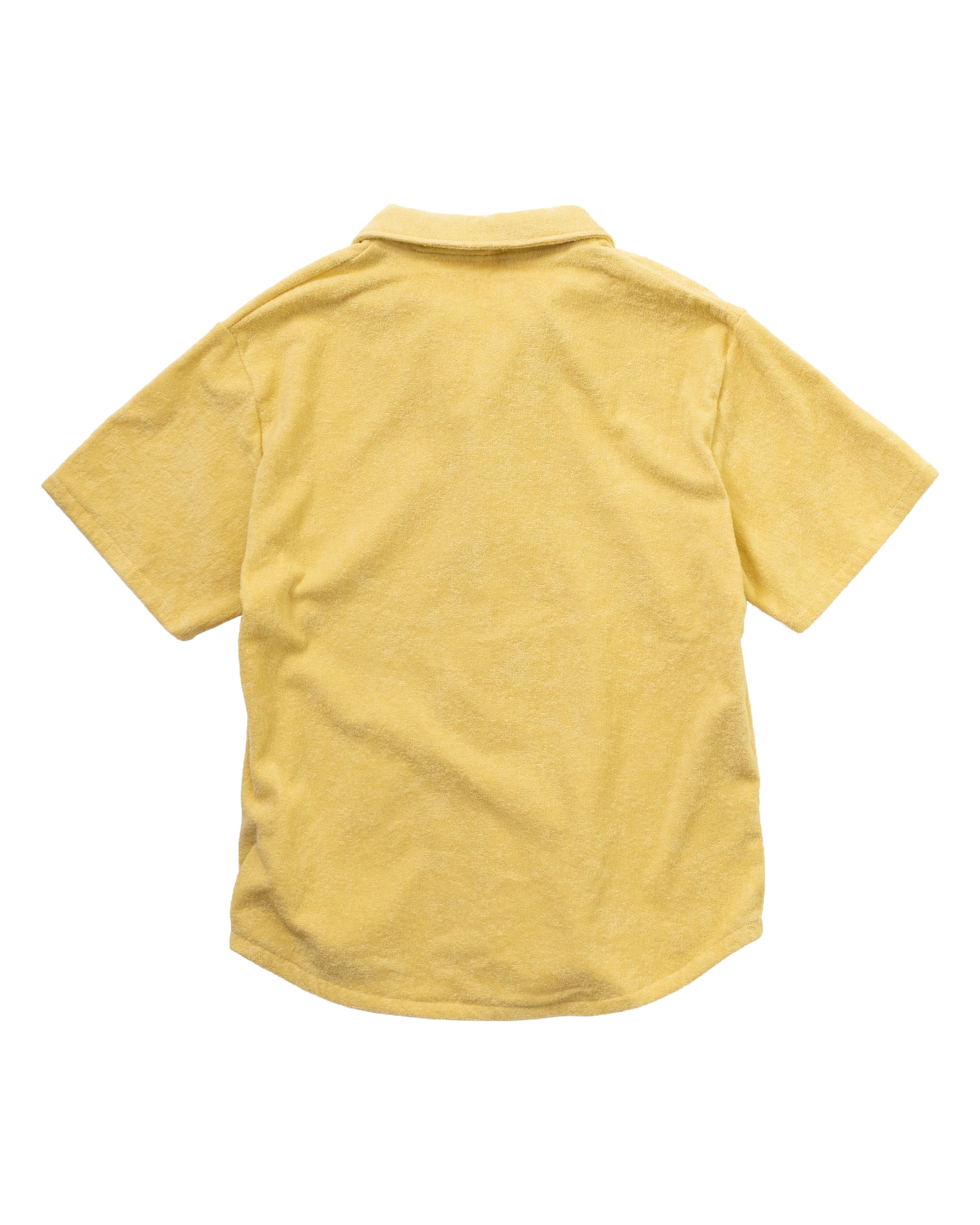 Imabari Towel Short-Sleeve Shirt Honey Yellow