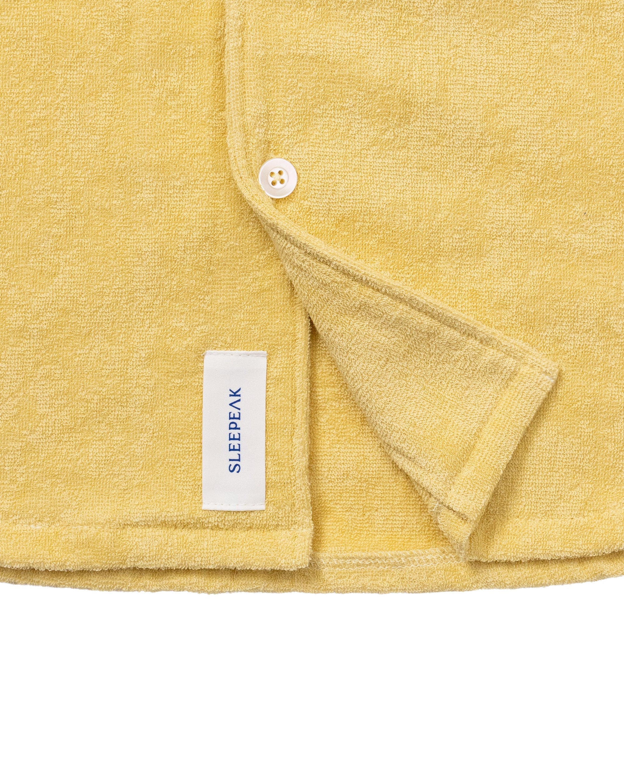 Imabari Towel Short-Sleeve Shirt Honey Yellow