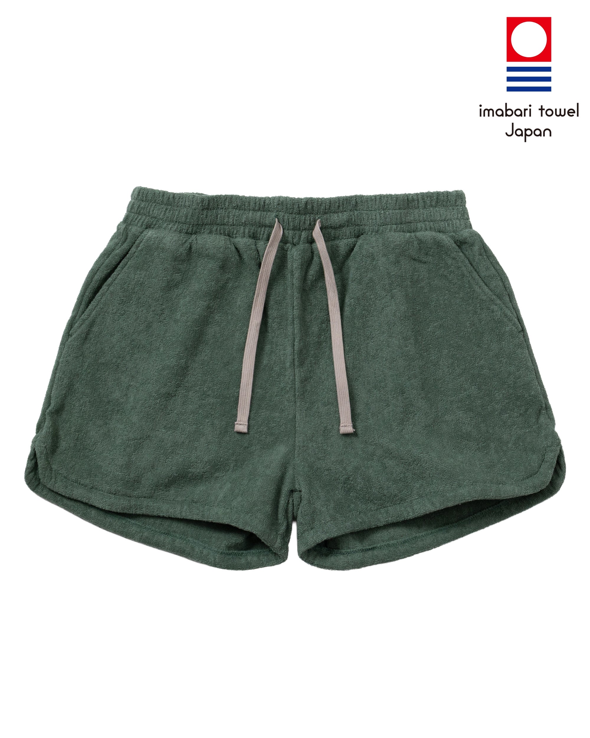 Imabari Towel Short Shorts Ivy Green