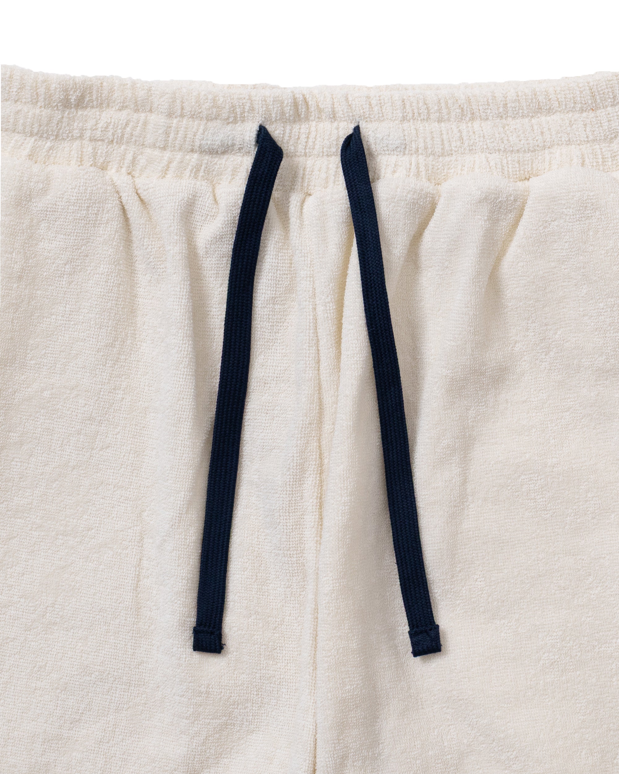 Imabari Towel Shorts Pearl White