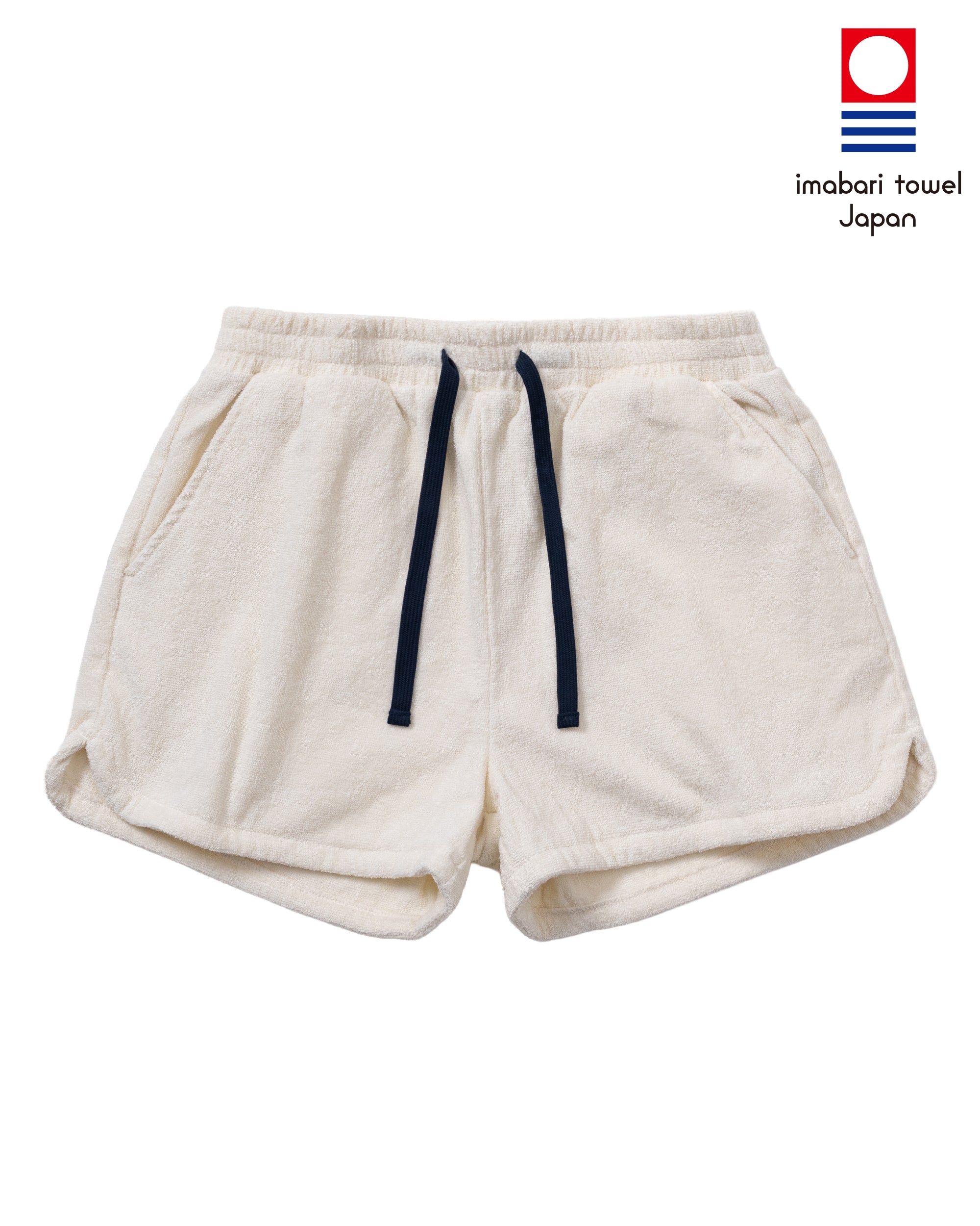 Imabari Towel Short Shorts Pearl White