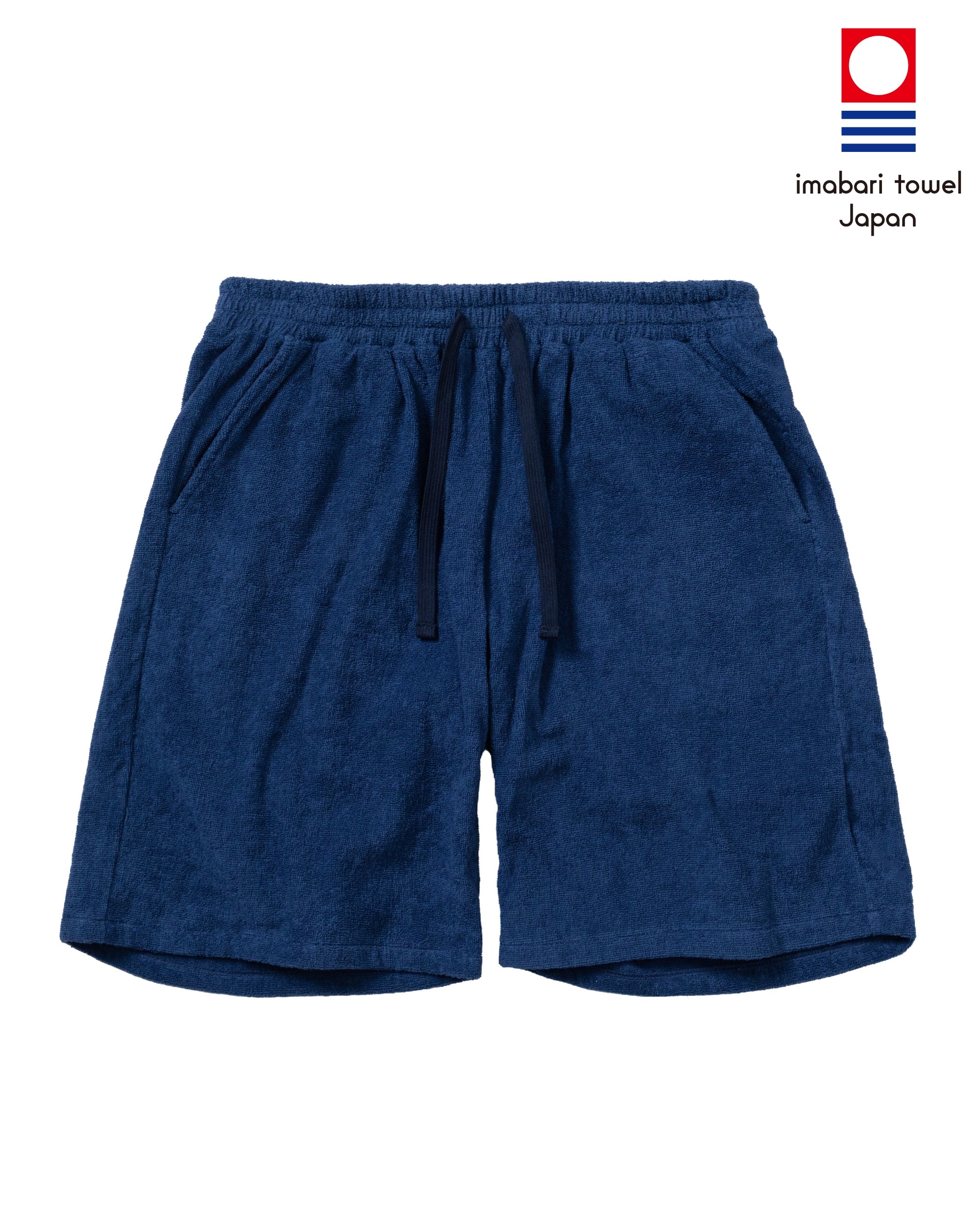 Imabari Towel Shorts Prussian Blue