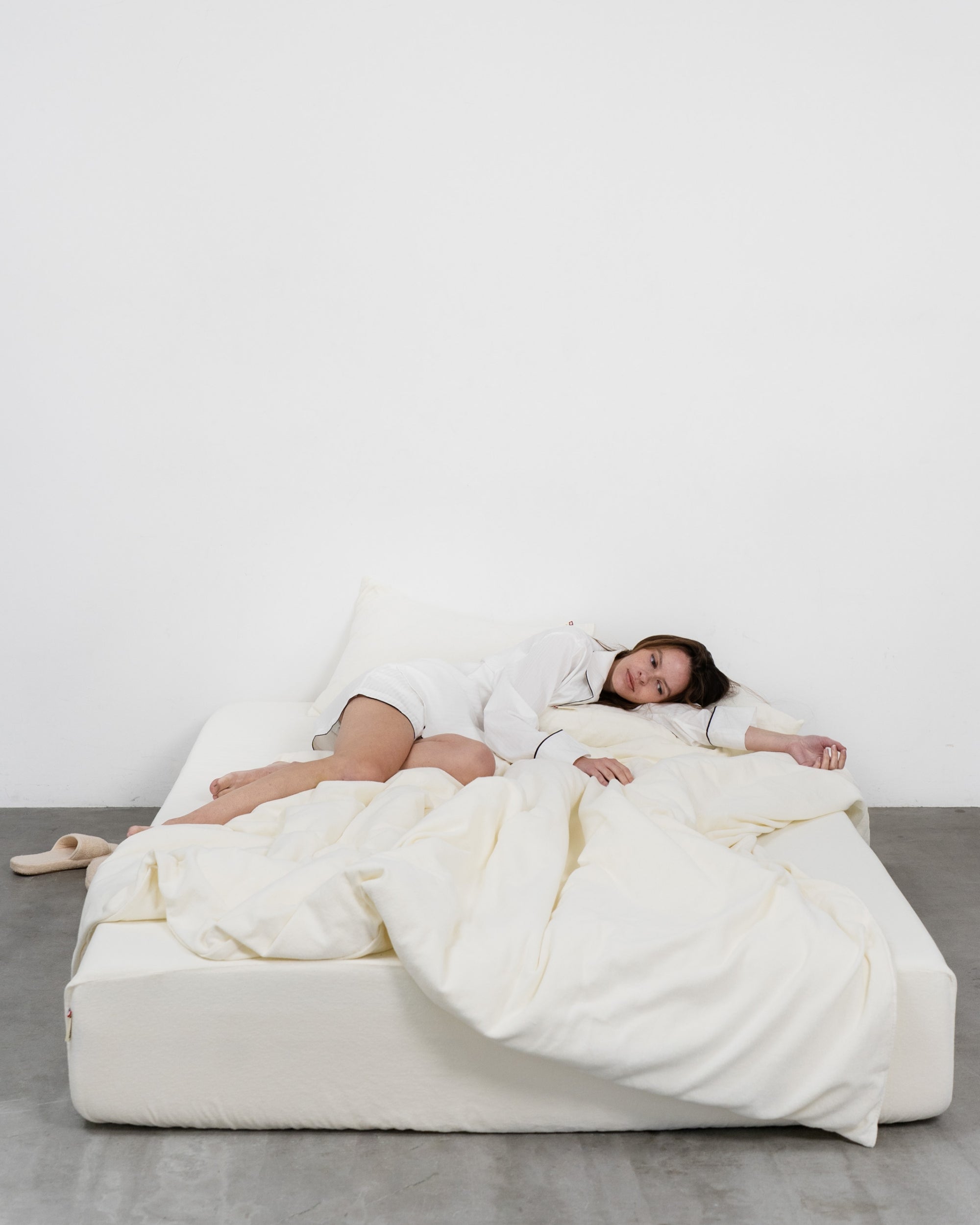 Imabari Towel Duvet Cover Ivory