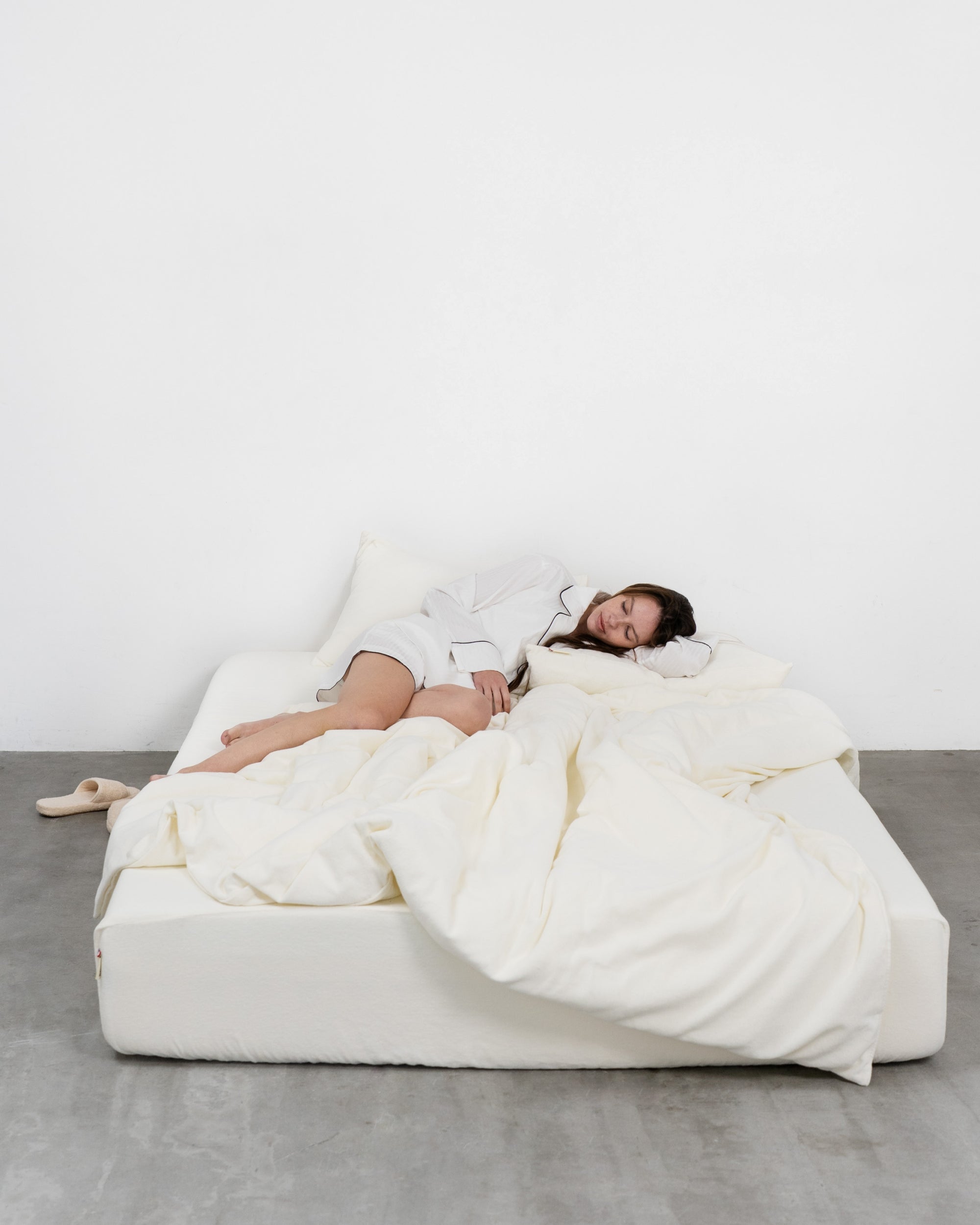 Imabari Towel Duvet Cover Ivory