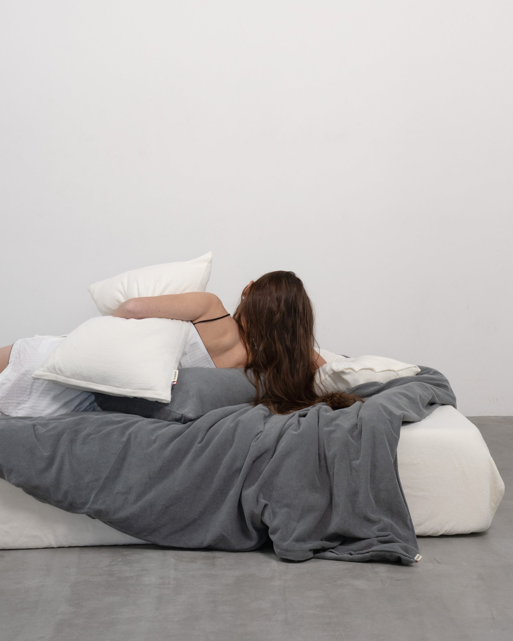 Imabari Towel Duvet Cover Ash Gray