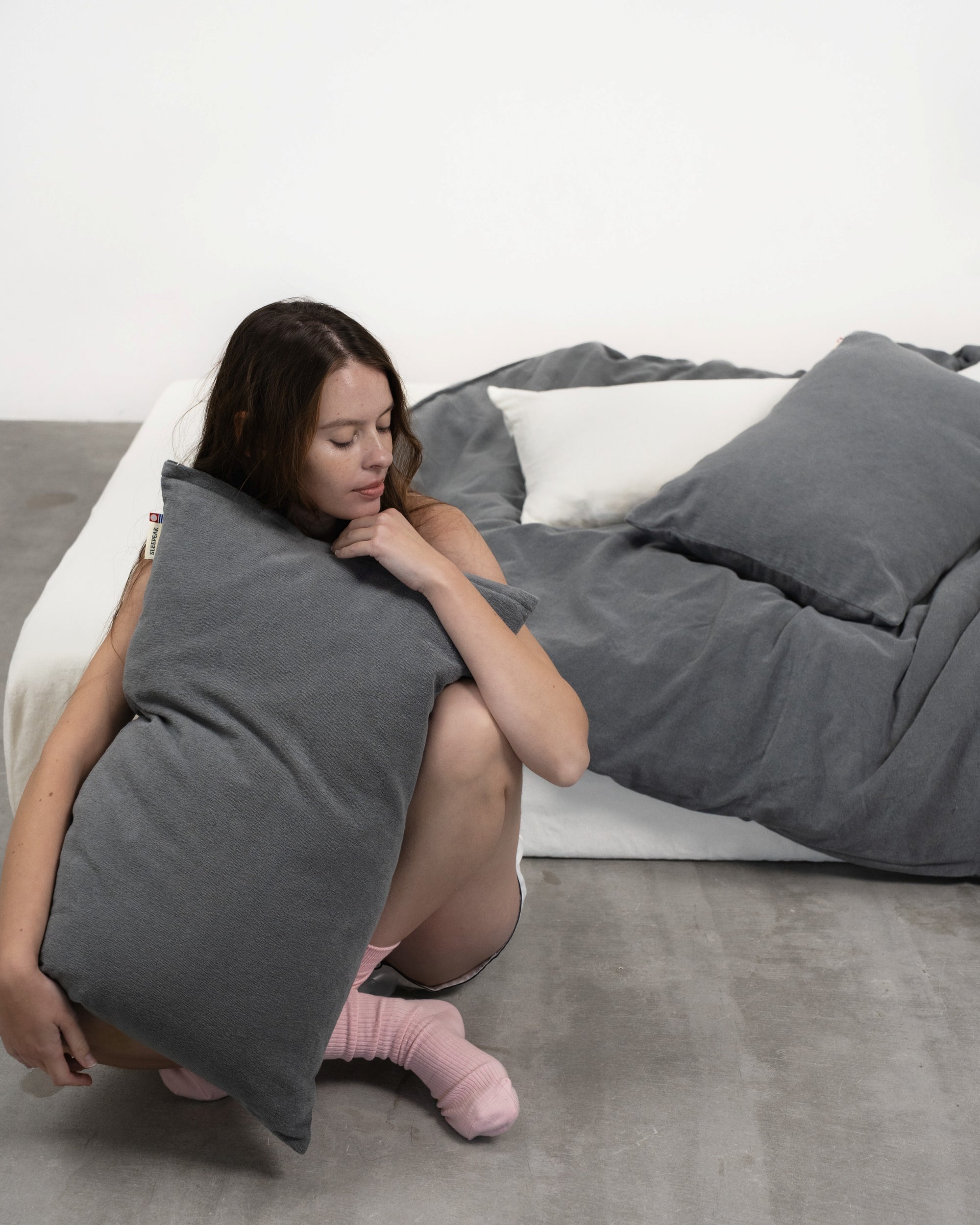 Imabari Towel Duvet Cover Ash Gray