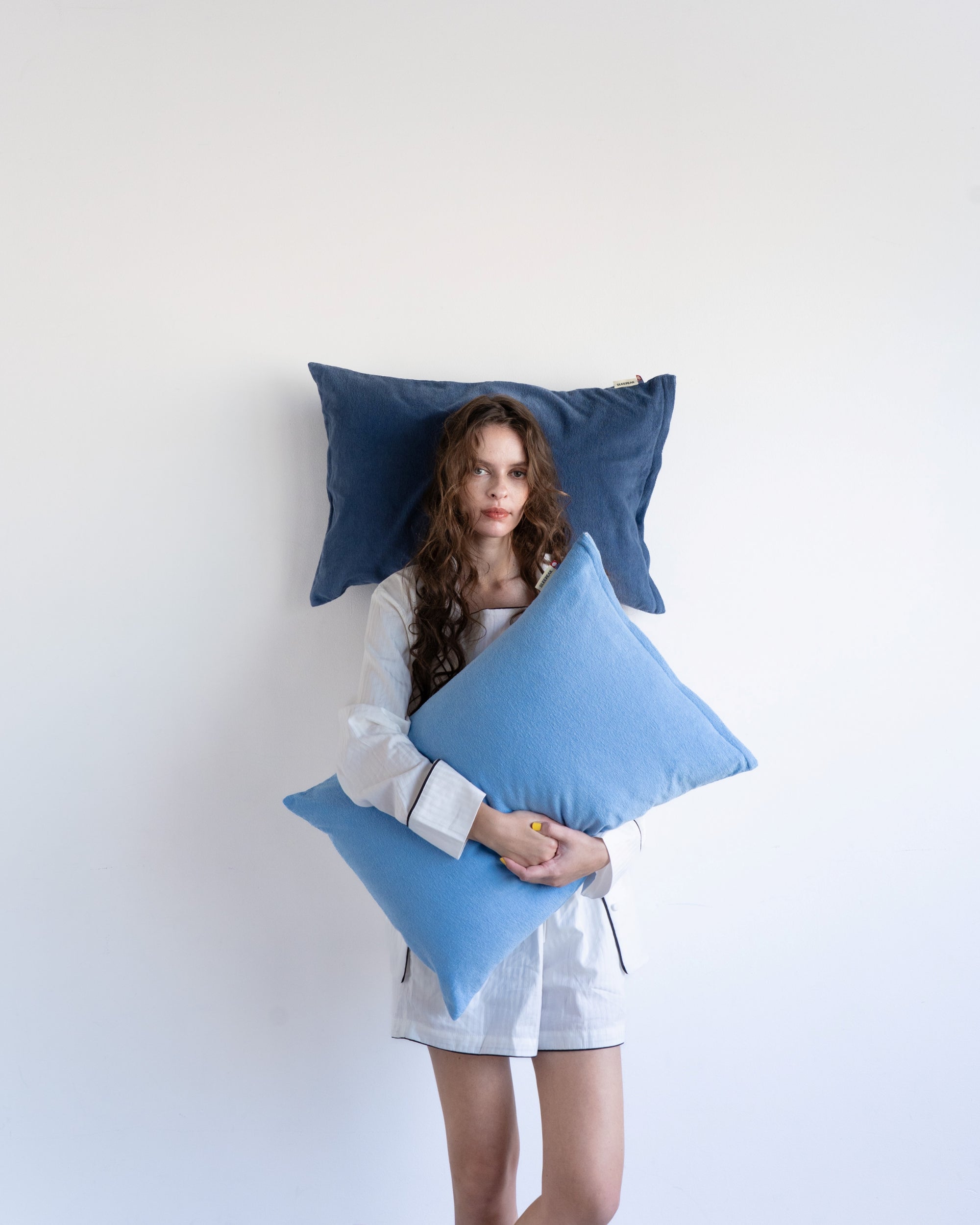Imabari Towel Pillowcase Aqua Blue