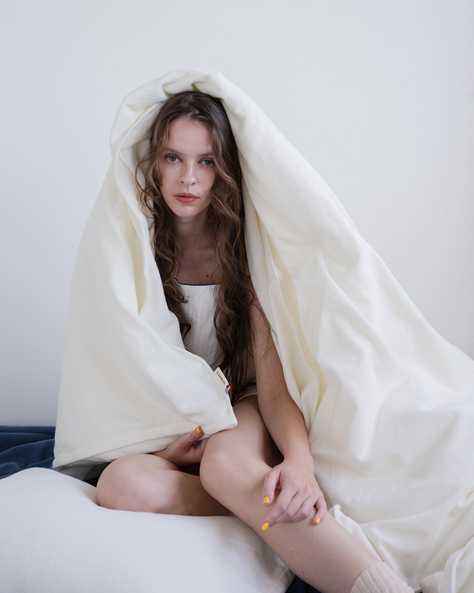 Imabari Towel Duvet Cover Ivory