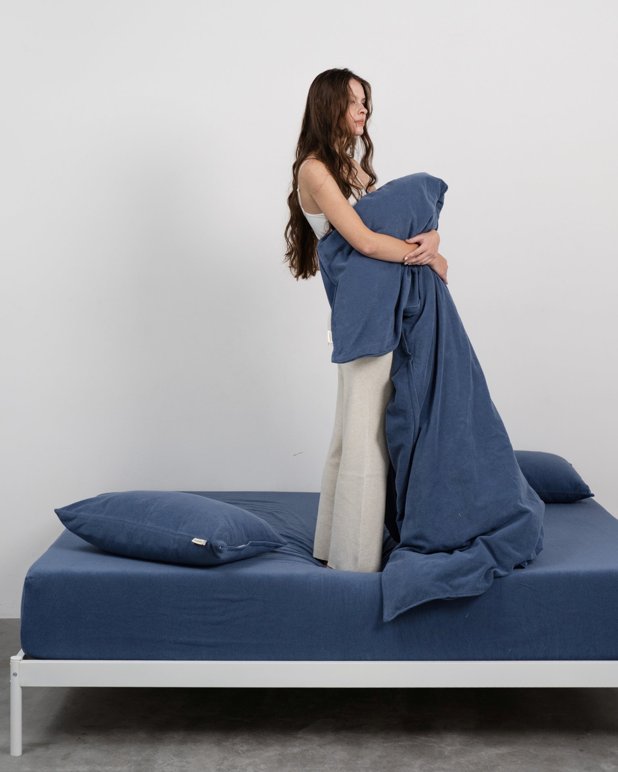 Imabari Towel Pillowcase Midnight Blue