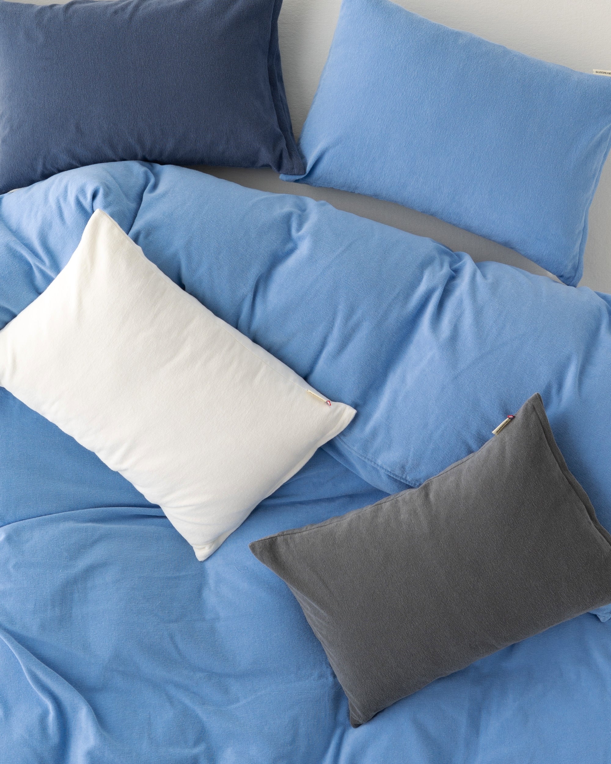 Imabari Towel Pillowcase Aqua Blue