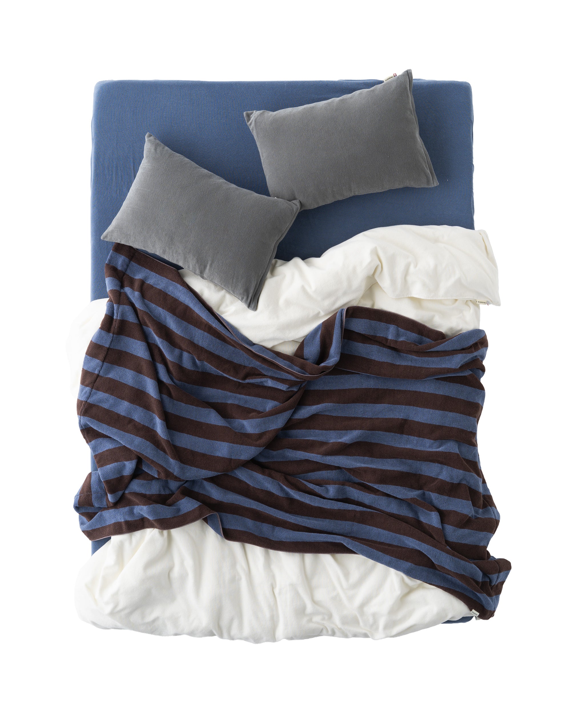 Imabari Towel Fitted Sheet Midnight Blue｜今治タオルフィットシーツ