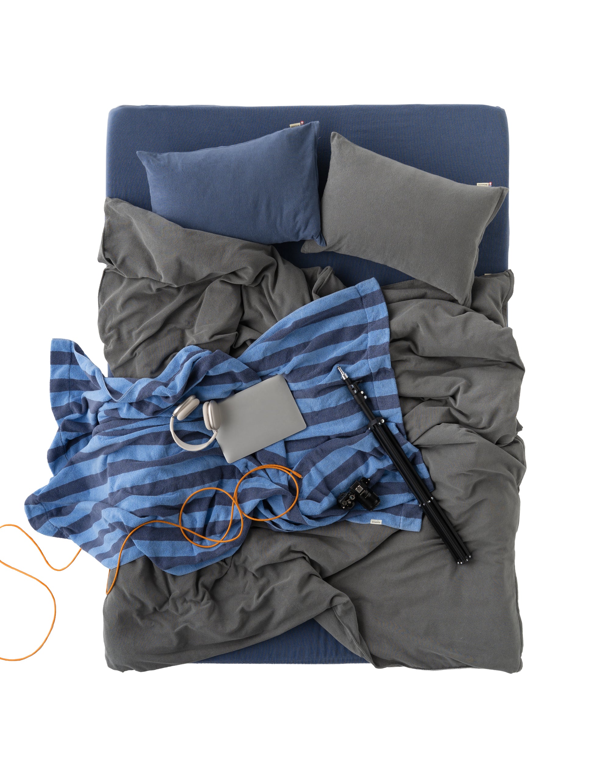 ダブル COVER DUVET TOWEL IMABARI sleepeak Imabari アクア Blue｜今治タオル布団カバー Aqua Cover Duvet Towel シーツ・カバー