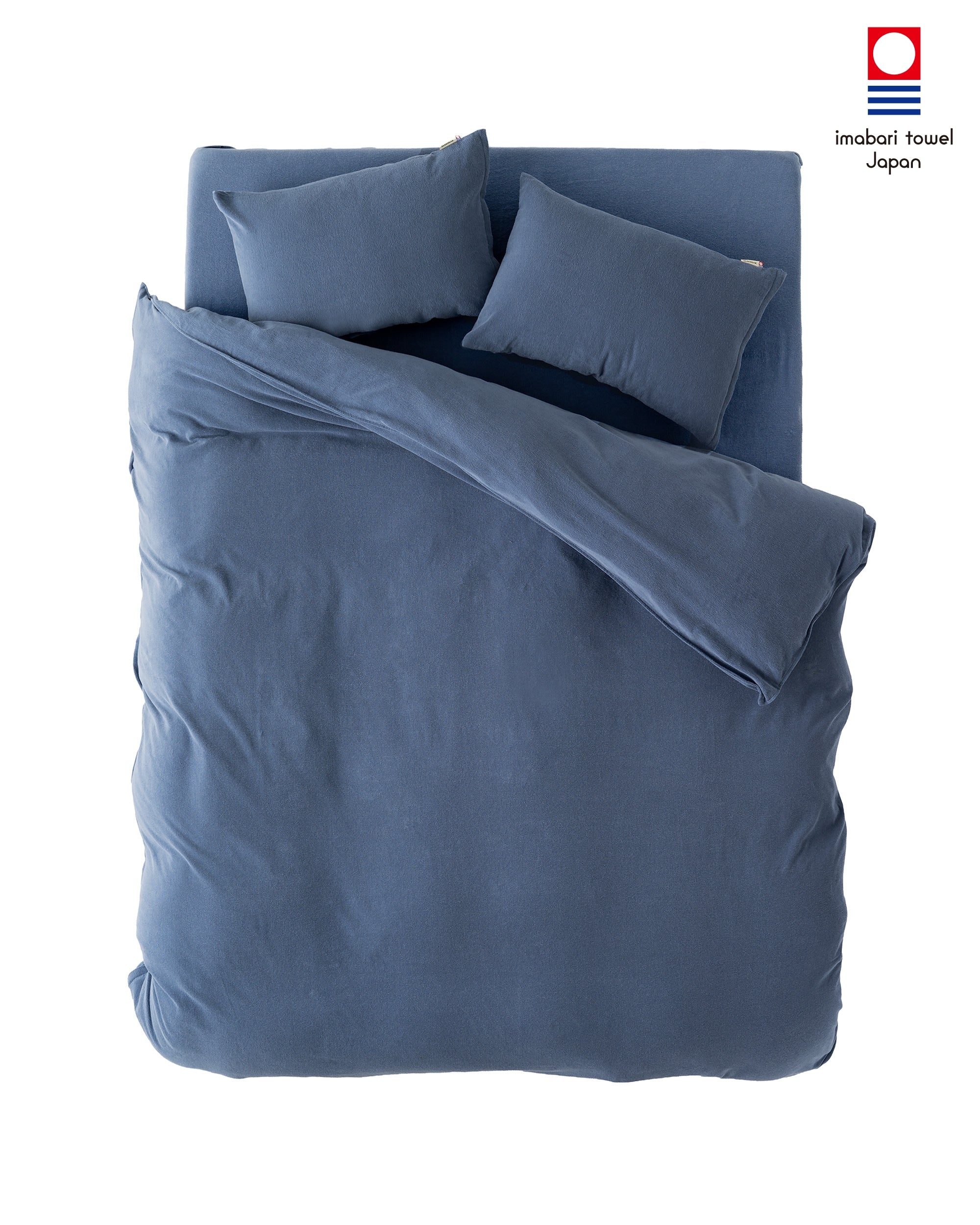 Imabari Towel Duvet Cover Ash Gray｜今治タオル布団カバー アッシュ