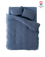 Imabari Towel Duvet Cover Midnight Blue