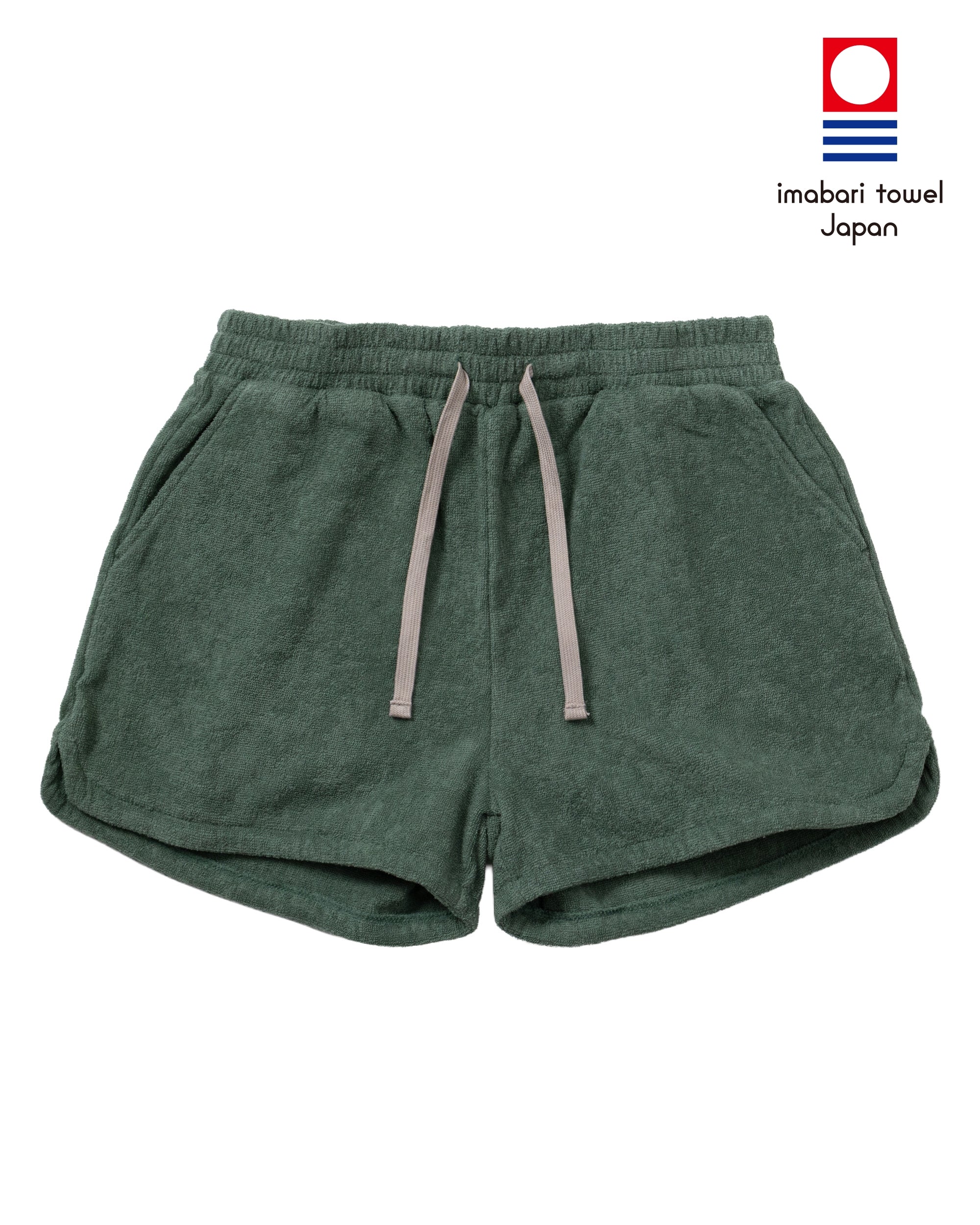 Imabari Towel Short Shorts Ivy Green