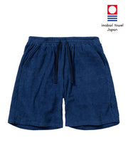 Imabari Towel Shorts Prussian Blue