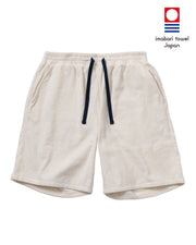 Imabari Towel Shorts Pearl White