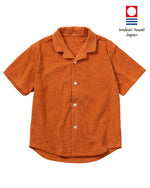 Imabari Towel Short-Sleeve Shirt Sedona Orange
