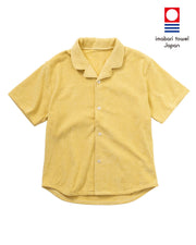 Imabari Towel Short-Sleeve Shirt Honey Yellow