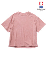 Imabari Towel Short-Sleeve Pullover Flamingo Pink