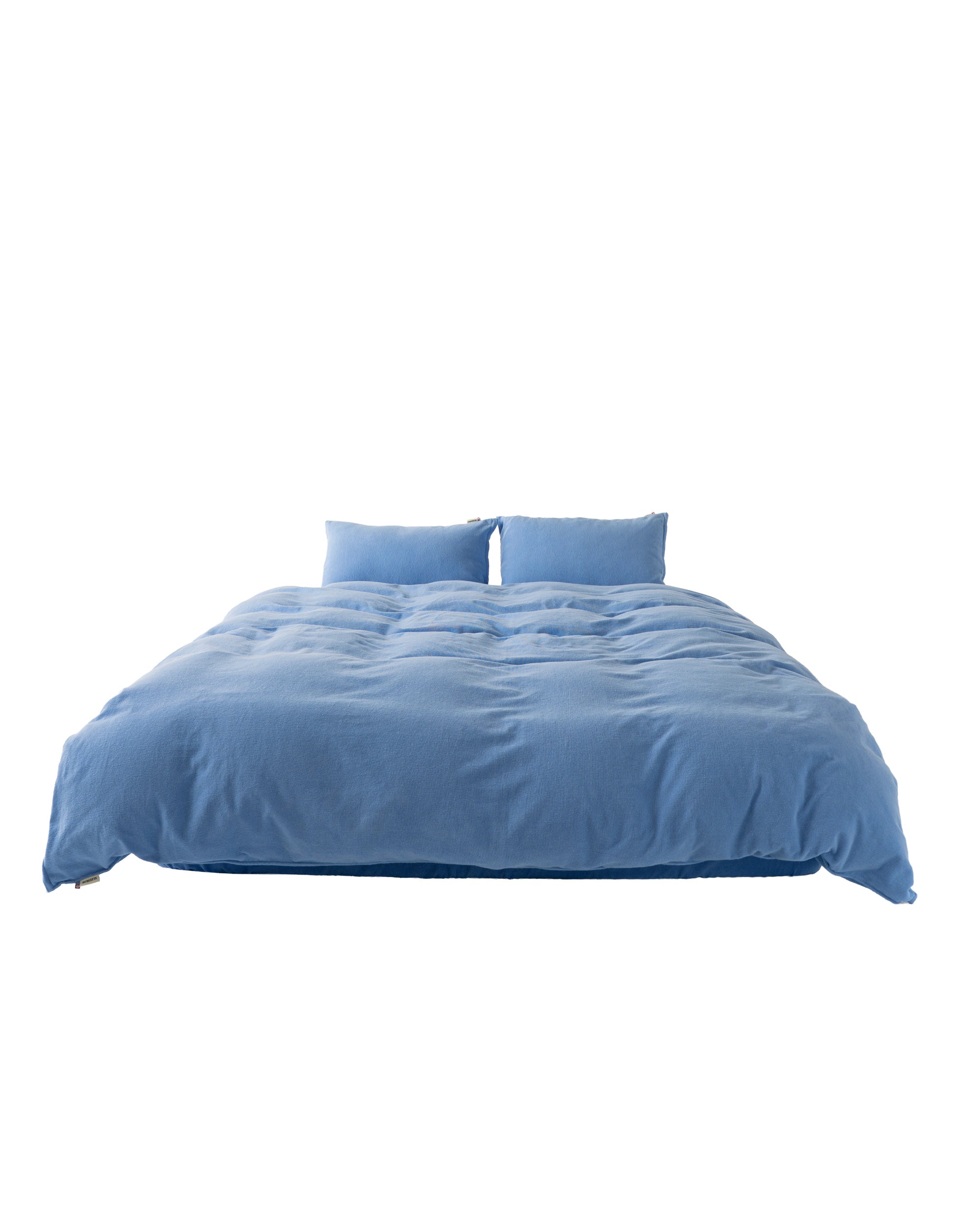 Imabari Towel Duvet Cover Aqua Blue