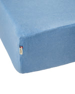 Imabari Towel Fitted Sheet Aqua Blue