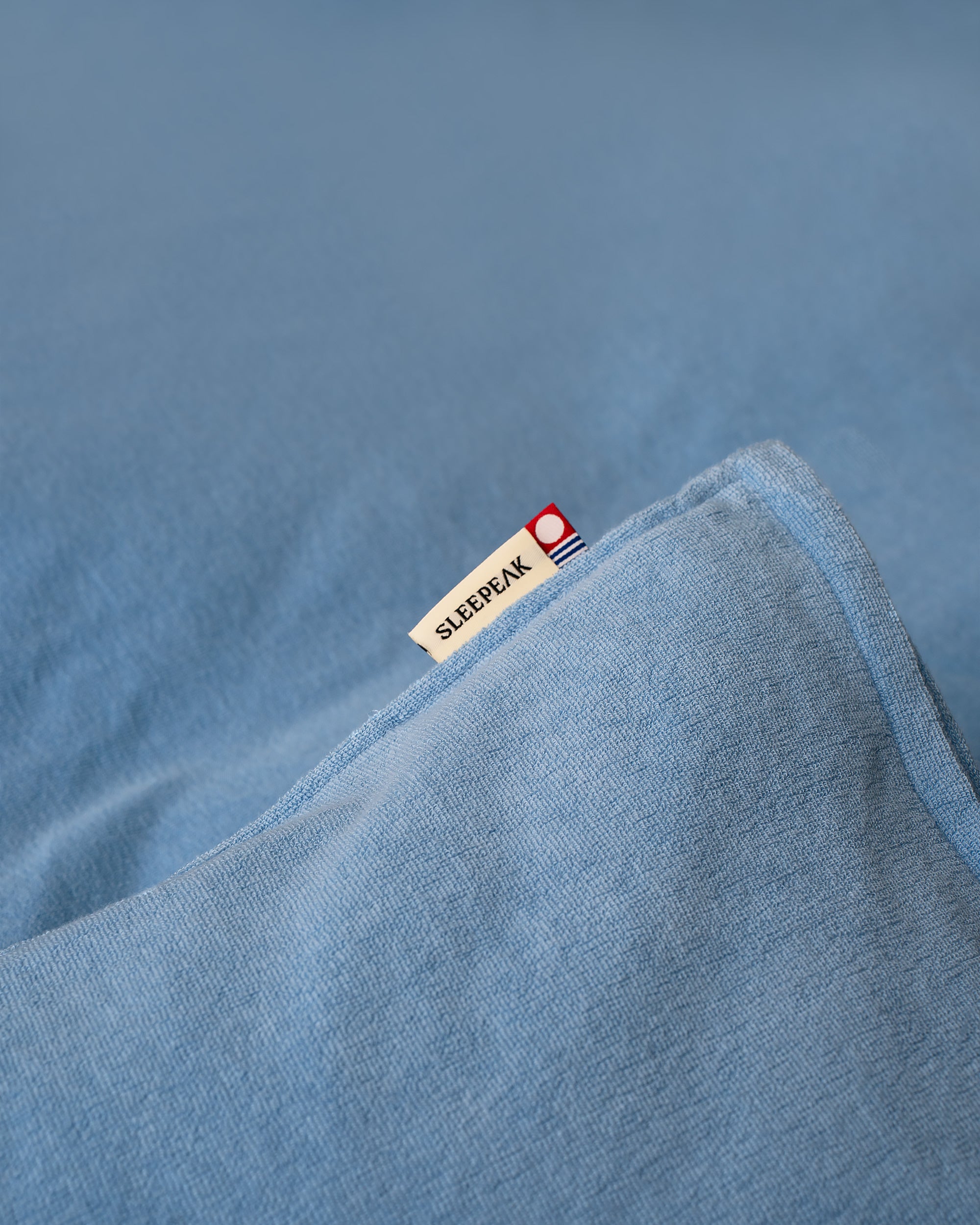 Imabari Towel Duvet Cover Aqua Blue