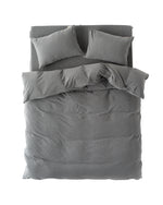 Imabari Towel Duvet Cover Ash Gray