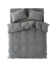 Imabari Towel Duvet Cover Ash Gray