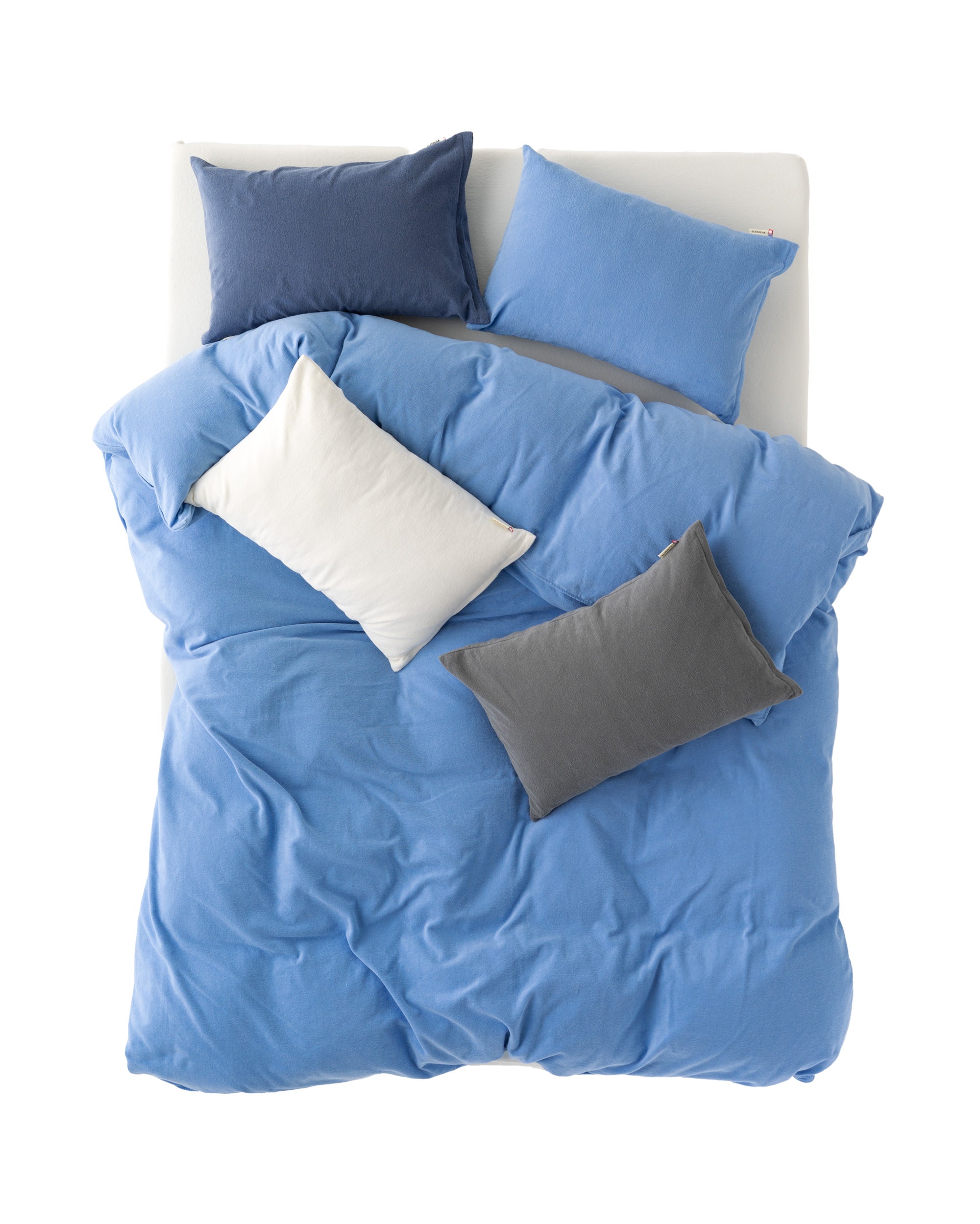 Imabari Towel Duvet Cover Aqua Blue