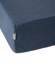 Imabari Towel Fitted Sheet Midnight Blue