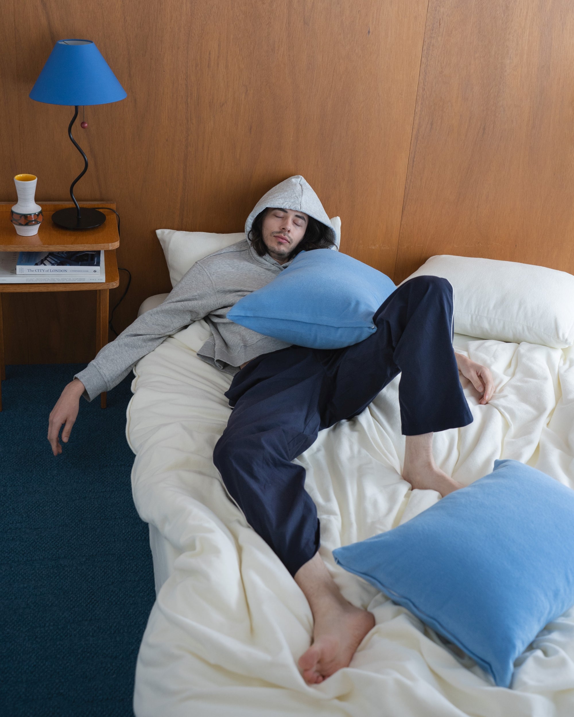Imabari Towel Pillowcase Aqua Blue