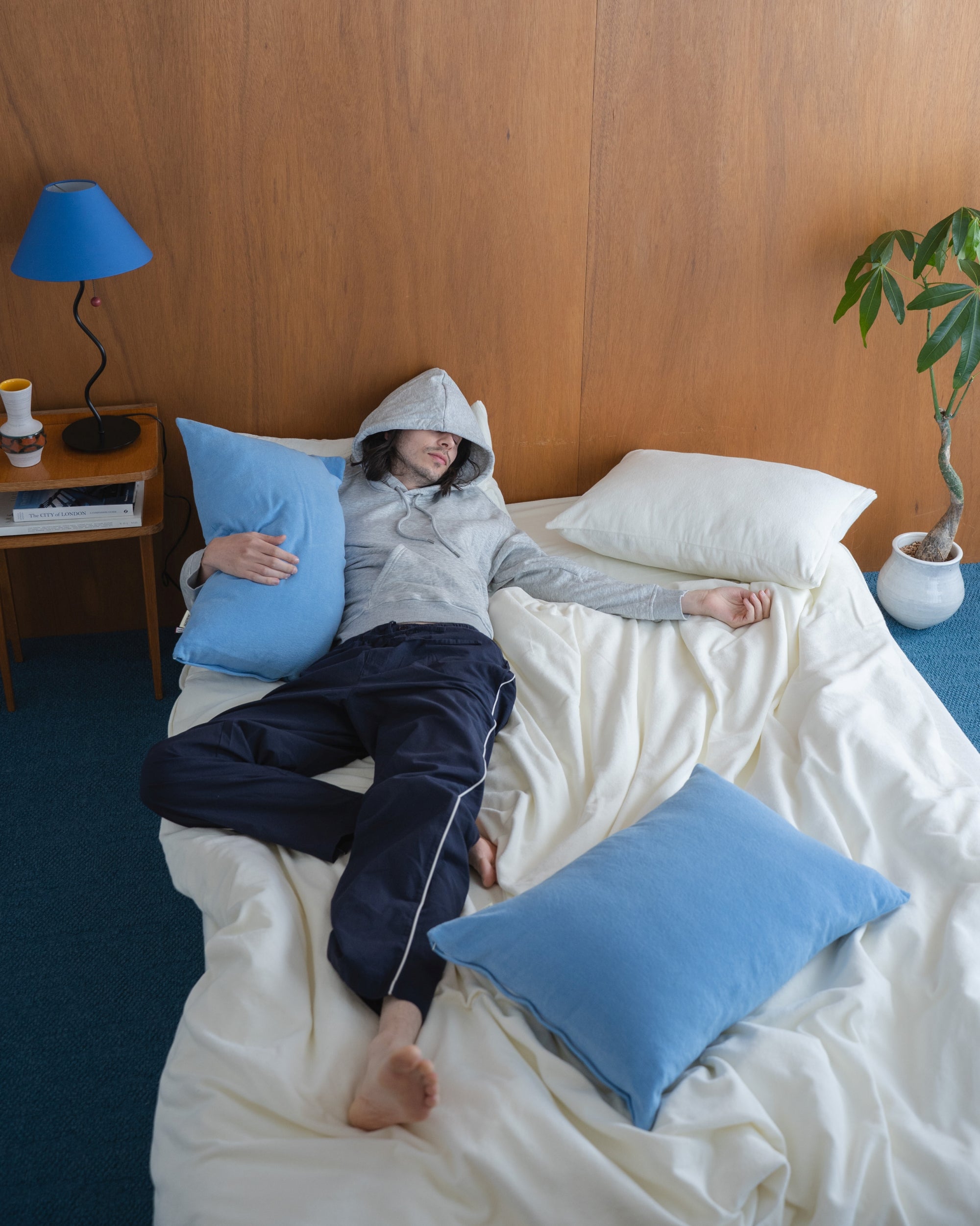 Imabari Towel Pillowcase Aqua Blue