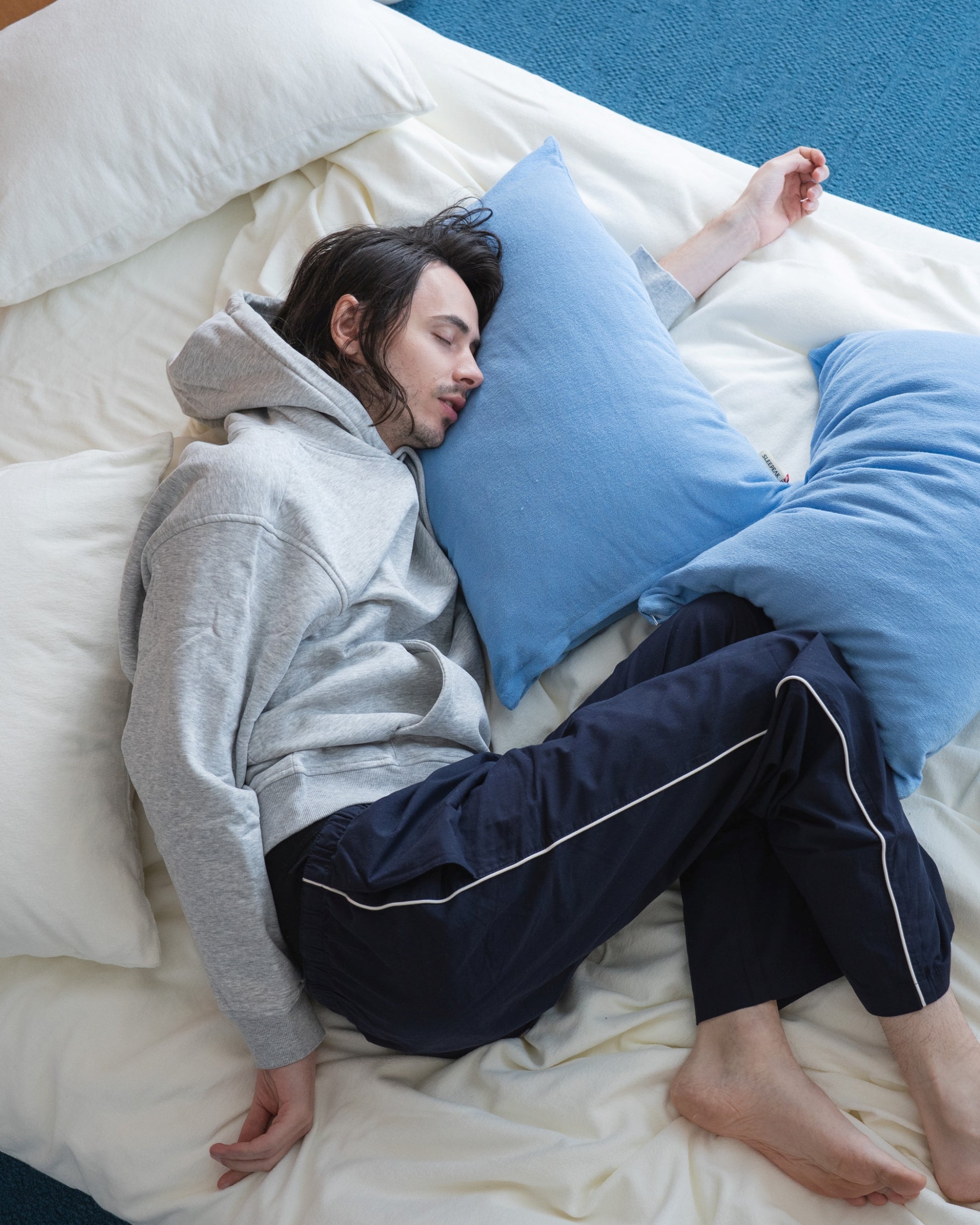Imabari Towel Pillowcase Aqua Blue｜今治タオル枕カバー アクア